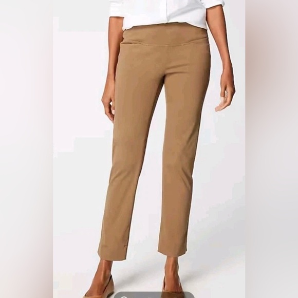 J Jill Wearever Women's Smooth-Fit Knit Jeans Small Petite Vicuna Stretch NWT - Picture 1 of 11